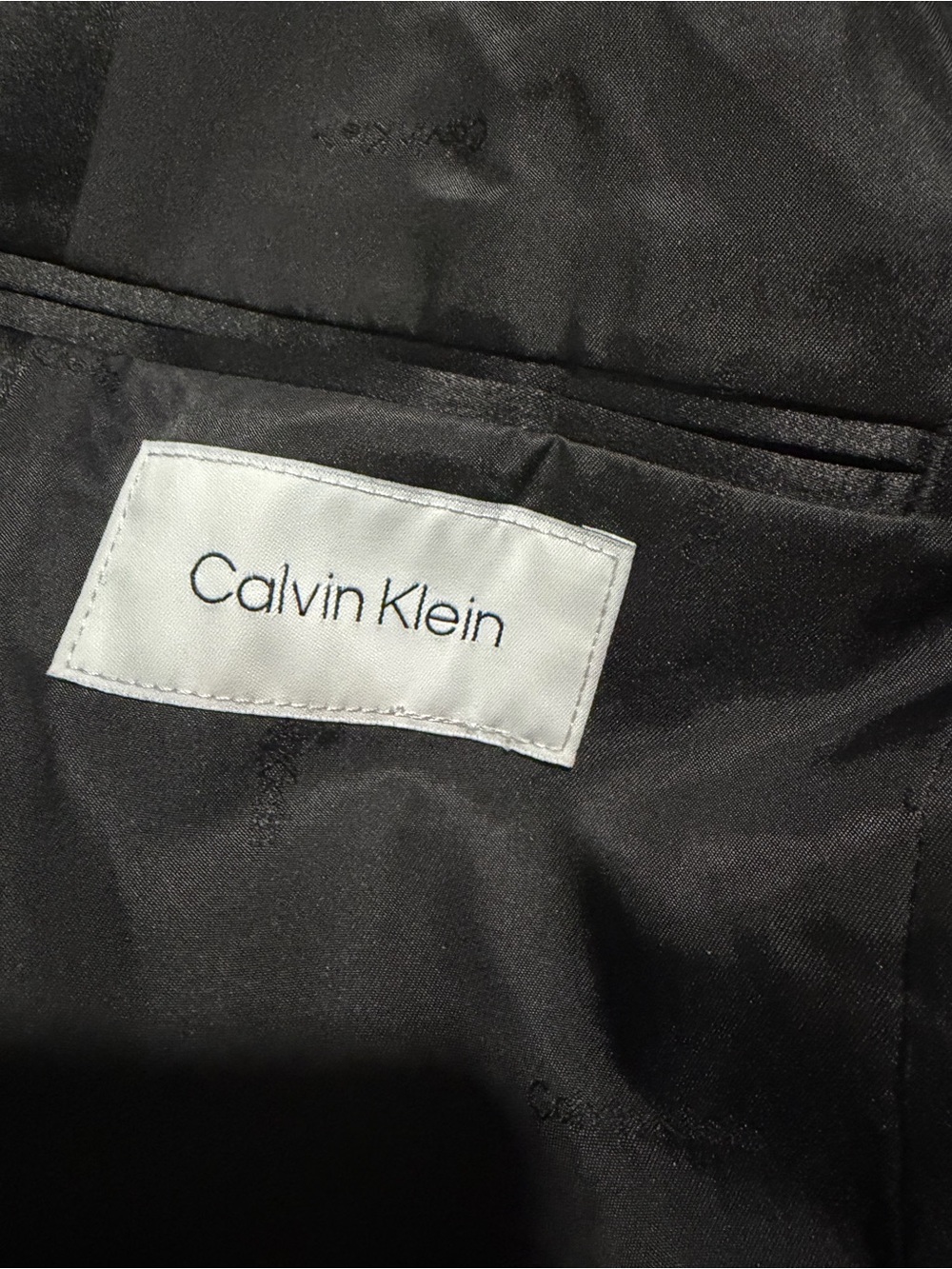 Calvin Klein boys black tuxedo-style blazer, size 16 Regular. - Picture 4 of 9